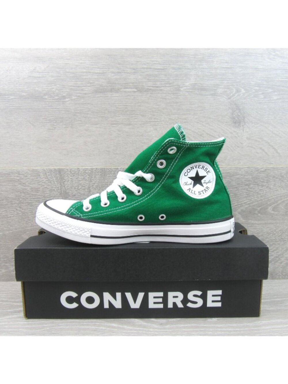 Converse Chuck Taylor All Star HI Green Womens Size 7.5 Sneakers NEW - Picture 3 of 13